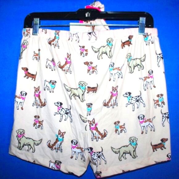 Capelton Road Dog Print Lounge Shorts S-M NWT - Picture 4 of 8